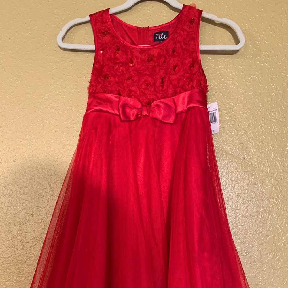 Girls Lilt Sequin Holiday Dress